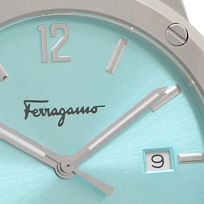 Salvatore Ferragamo F-80 Classic Tiffany Blue Dial Silver Steel Strap Watch for Men - SFDT02323 Buy Now By Salvatore Ferragamo