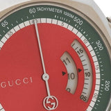 Gucci Grip Quartz Chronograph Red Dial Two Tone NATO Strap Watch for Men - YA157304 Buy Now By Gucci