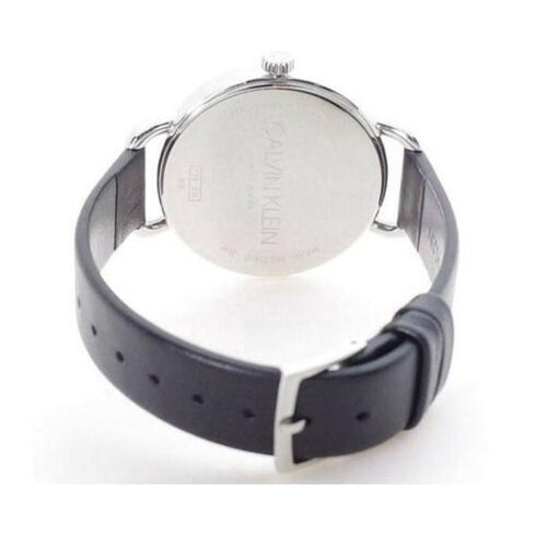 Calvin Klein Even Black Dial Black Leather Strap Watch for Women - K7B231C1 Buy Now By Calvin Klein