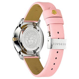 Versace Audrey Quartz White Dial Pink Leather Strap Watch for Women - VELR00119 Buy Now By Versace
