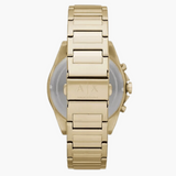 Armani Exchange Drexler Chronograph Gold Dial Gold Steel Strap Watch For Men - AX2602 Buy Now By Armani Exchange