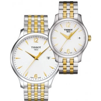 Tissot T Classic Tradition White Dial Two Tone Mesh Bracelet Watch for Women - T063.210.22.037.00 Buy Now By Tissot