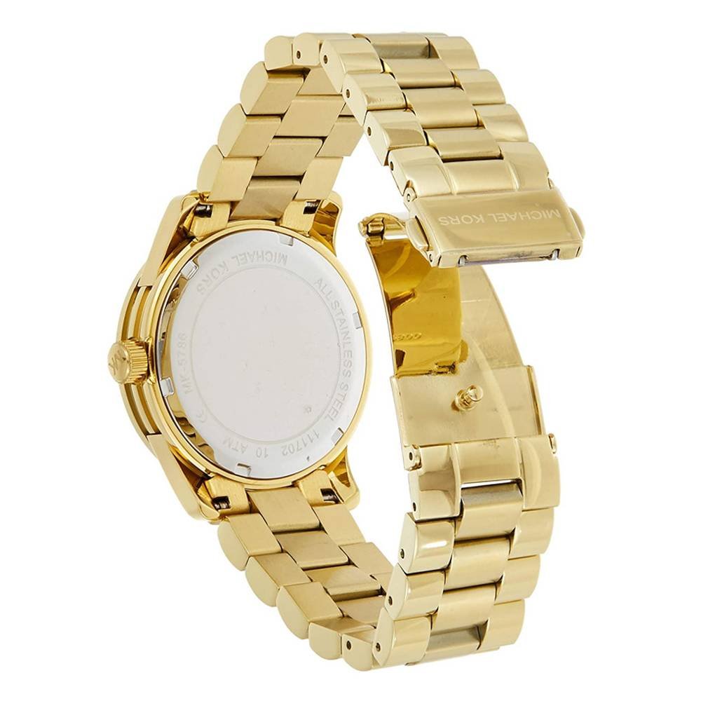 Michael Kors Runway Gold Dial Gold Steel Strap Watch for Women - MK5786 Buy Now By Michael Kors