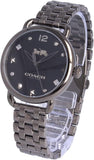 Coach Delancey Black Dial Black Steel Strap Watch For Women - 14502812 Buy Now By Coach