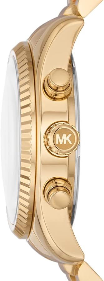 Michael Kors Lexington Chronograph Blue Dial Gold Steel Strap Watch For Women - MK7216 Buy Now By Michael Kors