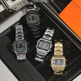 Fossil Retro Digital Silver Dial Silver Steel Strap Watch for Men - FS5844 Buy Now By Fossil