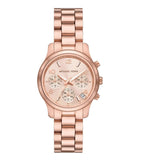 Michael Kors Runway Chronograph Rose Gold Dial Rose Gold Steel Strap Watch For Women - MK7327 Buy Now By Michael Kors