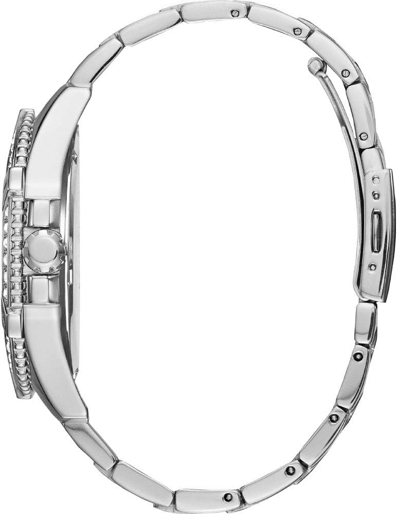 Guess Atlas Chronograph Silver Dial Silver Steel Strap Watch For Men - W0668G7 Buy Now By Guess