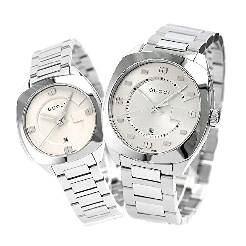 Gucci GG2570 Silver Dial Silver Steel Strap Watch For Men - YA142308 Buy Now By Gucci