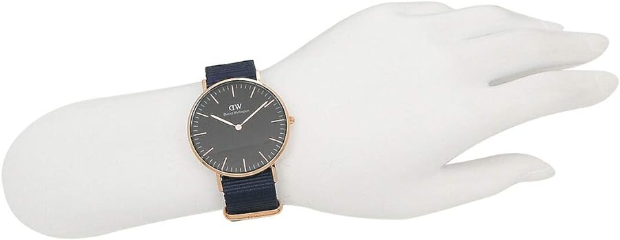 Daniel Wellington Classic Bayswater Black Dial Black NATO Strap Watch For Women - DW00100281 Buy Now By Daniel Wellington