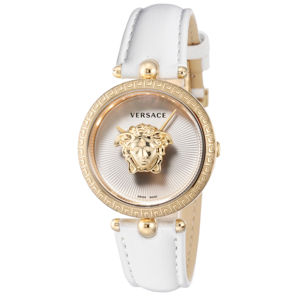 Versace Palazzo Empire White Dial White Leather Strap Watch for Women - VCO040017 Buy Now By Versace