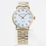 Marc Jacobs Baker White Dial Gold Steel Strap Watch for Women - MBM3440 Buy Now By Marc Jacobs