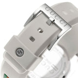 Gucci Sync Quartz White Dial White Rubber Strap Unisex Watch - YA137302 Buy Now By Gucci