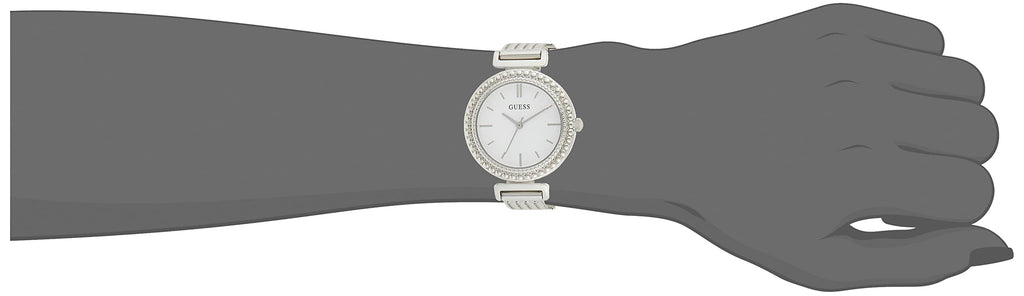 Guess Quartz Silver Dial Silver Mesh Bracelet Watch For Women - W1152L1 Buy Now By Guess