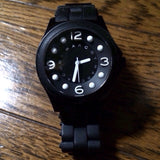 Marc Jacobs Pelly Black Dial Black Silicone Strap Watch for Women - MBM2507 Buy Now By Marc Jacobs