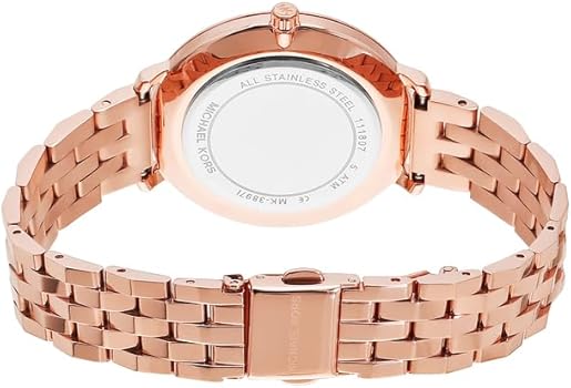 Michael Kors Pyper Three-Hand Rose Gold Dial Rose Gold Steel Strap Watch For Women - MK3897 Buy Now By Michael Kors