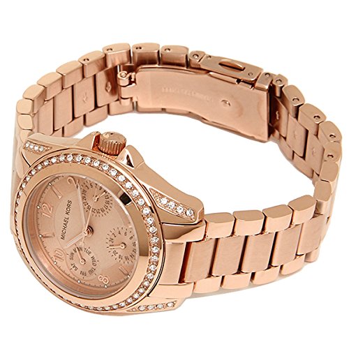 Michael Kors Blair Rose Gold Dial Rose Gold Steel Strap Watch for Women - MK5613 Buy Now By Michael Kors