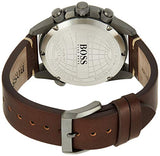 Hugo Boss Nomad Blue Dial Brown Leather Strap Watch for Men - 1513773 Buy Now By Hugo Boss