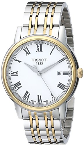 Tissot T Classic Carson Quartz White Dial Two Tone Steel Strap Watch for Men - T085.410.22.013.00 Buy Now By Tissot