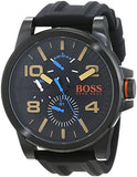 Hugo Boss Orange Detroit Analog Black Dial Black Silicone Strap Watch For Men - 1550011 Buy Now By Hugo Boss