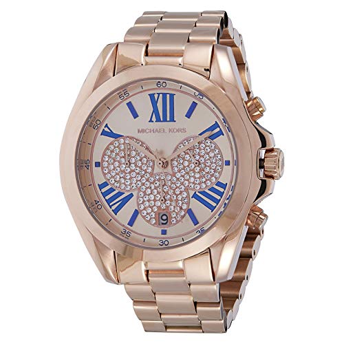 Michael Kors Bradshaw Chronograph Rose Gold Dial Rose Gold Steel Strap Watch For Women - MK6321 Buy Now By Michael Kors