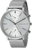 Michael Kors Jaryn Silver Dial Silver Mesh Bracelet Watch for Men - MK8541 Buy Now By Michael Kors