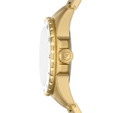 Fossil Blue Dive Three Hand White Dial Gold Steel Strap Watch For Women - ES5350 Buy Now By Fossil
