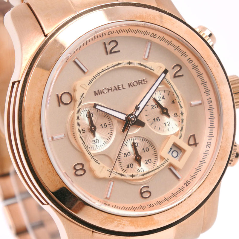 Michael Kors Runway Chronograph Rose Gold Dial Rose Gold Steel Strap Watch for Men - MK8096 Buy Now By Michael Kors