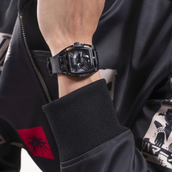 Guess Legend Black Dial Black Silicone Strap Watch For Men - GW0500G2 Buy Now By Guess