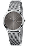 Calvin Klein Minimal Black Dial Silver Mesh Bracelet Watch for Women - K3M22123 Buy Now By Calvin Klein