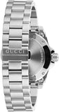 Gucci Dive Quartz Black Dial Silver Steel Strap Watch For Men - YA136301B Buy Now By Gucci