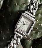 Guess Vanity Diamonds White Dial Silver Steel Strap Watch for Women - W1030L1 Buy Now By Guess