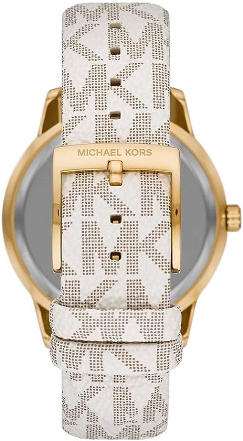 Michael Kors Tibby Multifunction Silver Dial White Leather Strap Watch For Women - MK6967 Buy Now By Michael Kors