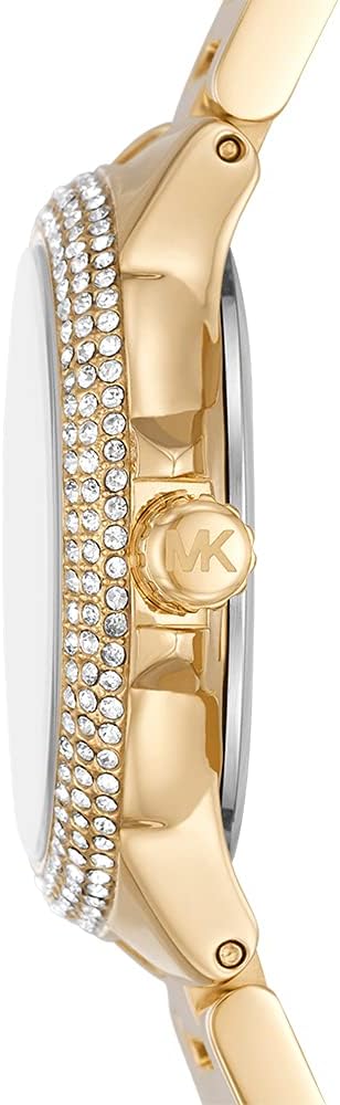 Michael Kors Camille Analog Red Dial Gold Steel Strap Watch For Women - MK7196 Buy Now By Michael Kors