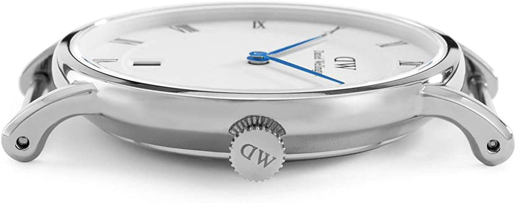 Daniel Wellington Dapper Durham Analog White Dial Brown Leather Strap Watch For Women - DW00100114 Buy Now By Daniel Wellington