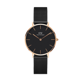 Daniel Wellington Classic Petite Cornwall Black Dial Black NATO Strap Watch For Women - DW00100215 Buy Now By Daniel Wellington