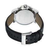 Burberry The City Chronograph Black Dial Black Leather Strap Watch for Men - BU9356 Buy Now By Burberry