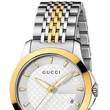 Gucci G Timeless Silver Dial Two Tone Steel Strap Watch For Women - YA126511 Buy Now By Gucci