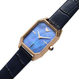 Emporio Armani Gioia Quartz Mother of Pearl Blue Dial Blue Leather Strap Watch For Women - AR11426 Buy Now By Emporio Armani