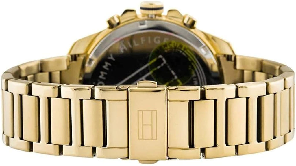 Tommy Hilfiger Iconic Quartz White Dial Gold Steel Strap Watch for Men - 1791538 Buy Now By Tommy Hilfiger