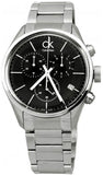 Calvin Klein Masculine Chronograph Black Dial Silver Steel Strap Watch for Men - K2H27104 Buy Now By Calvin Klein