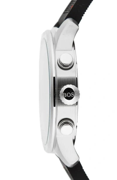 Hugo Boss Professional Black Dial Black Silicone Strap Watch for Men - 1513525 Buy Now By Hugo Boss