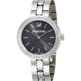 Swarovski Daytime Rhinestone Grey Dial Silver Steel Strap Watch for Women - 5213681 Buy Now By Swarovski