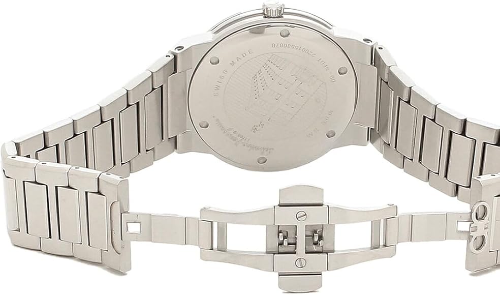 Salvatore Ferragamo F-80 Classic Blue Dial Silver Steel Strap Watch for Men - SFDT01320 Buy Now By Salvatore Ferragamo