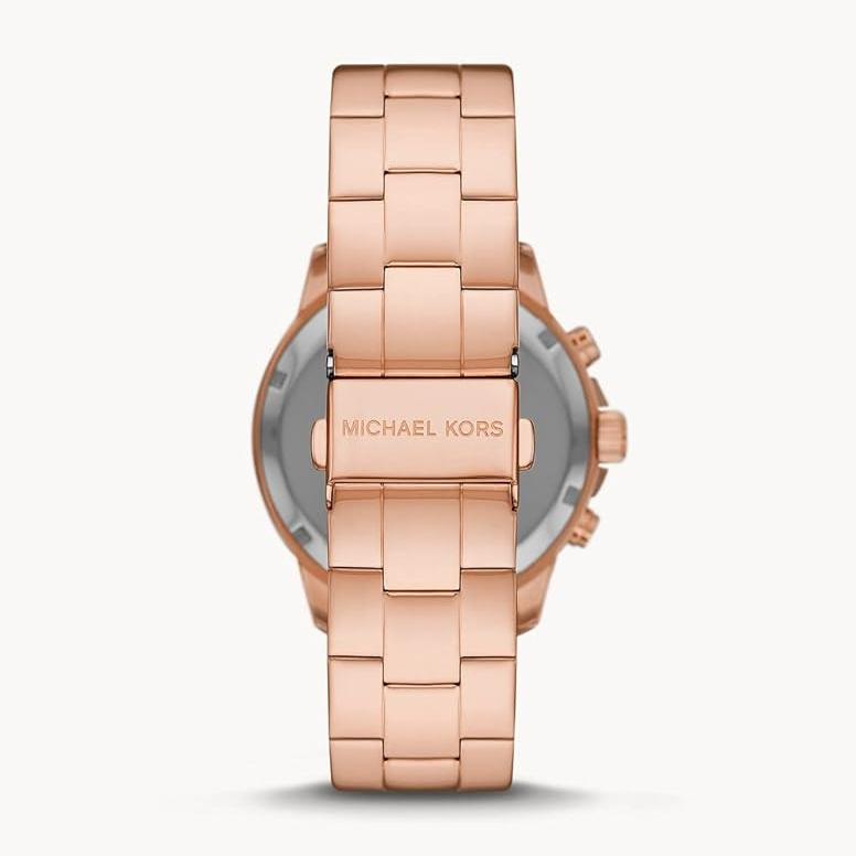 Michael Kors Bryn Chronograph Rose Gold Dial Rose Gold Steel Strap Watch For Women - MK7200 Buy Now By Michael Kors