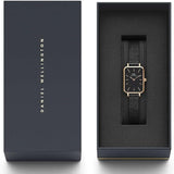 Daniel Wellington Quadro Ashfield Black Dial Black Mesh Strap Watch For Women - DW00100433 Buy Now By Daniel Wellington