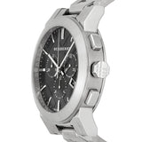 Burberry The City Black Dial Silver Steel Strap Watch for Men - BU9351 Buy Now By Burberry