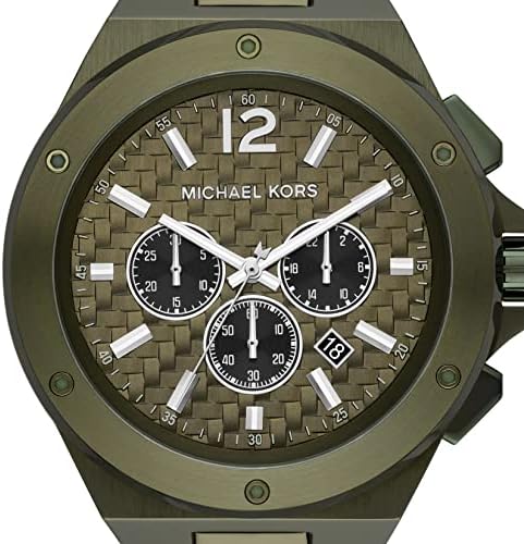 Michael Kors Lennox Chronograph Green Dial Green Steel Strap Watch For Men - MK9103 Buy Now By Michael Kors