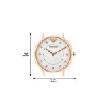 Emporio Armani Mother of Pearl Dial Green Leather Strap Watch For Women - AR11150 Buy Now By Emporio Armani