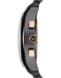 Emporio Armani Chronograph Black Ceramic Stainless Steel Dial Watch For Women - AR1411 Buy Now By Emporio Armani